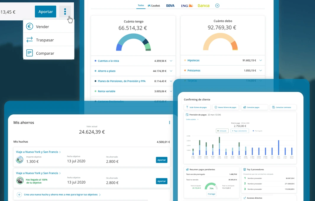 CaixaBank Now modules